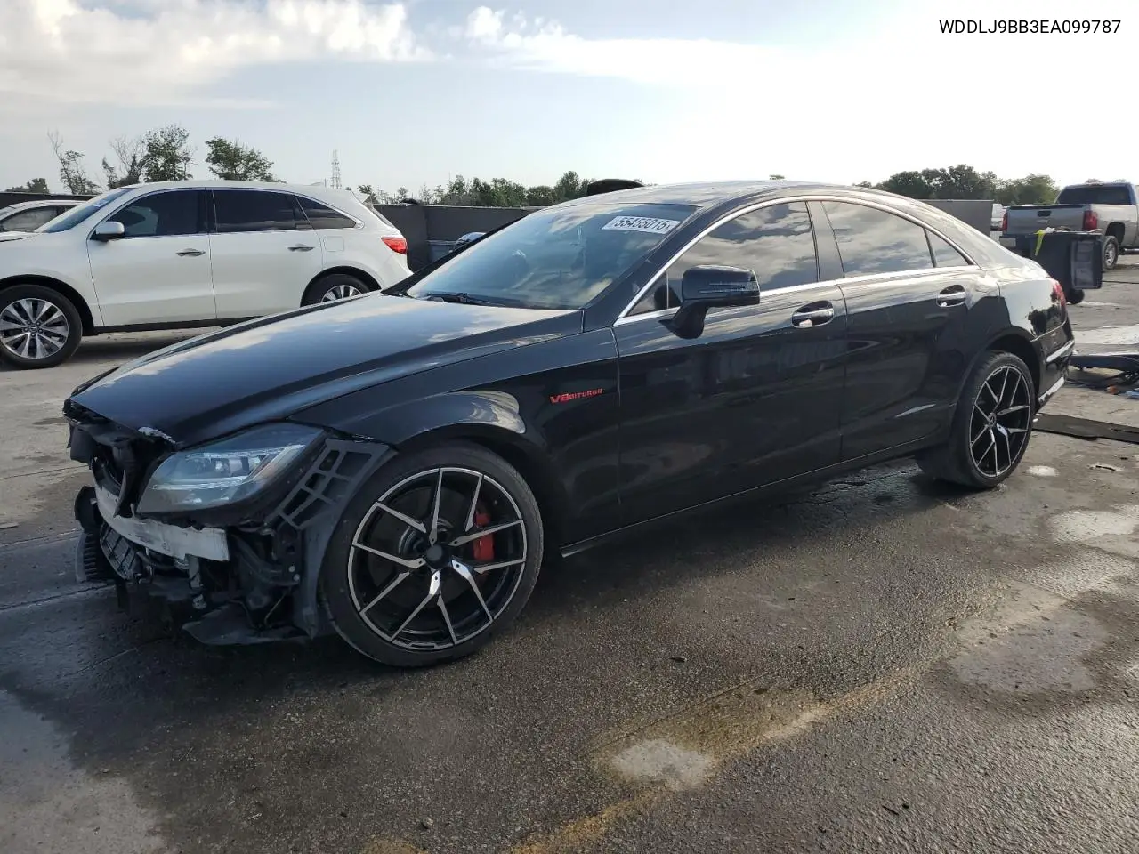 2014 Mercedes-Benz Cls 550 4Matic VIN: WDDLJ9BB3EA099787 Lot: 55455015