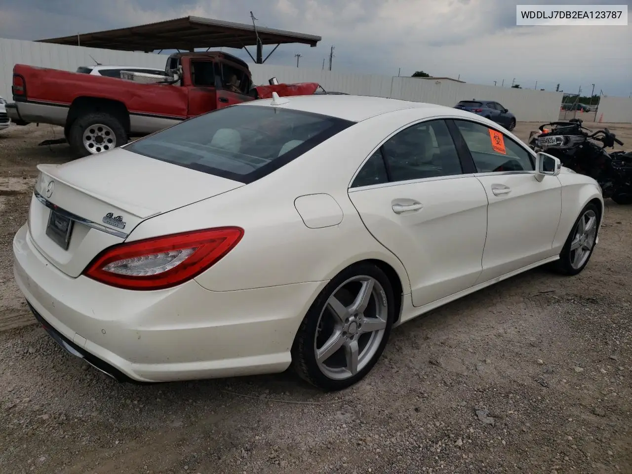 2014 Mercedes-Benz Cls 550 VIN: WDDLJ7DB2EA123787 Lot: 56536725