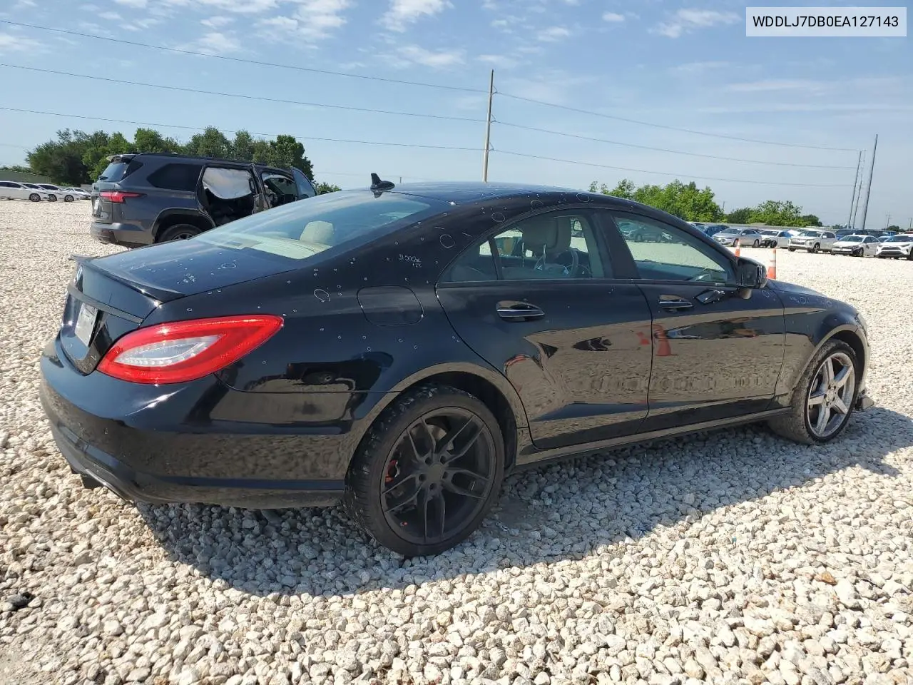 2014 Mercedes-Benz Cls 550 VIN: WDDLJ7DB0EA127143 Lot: 56601865
