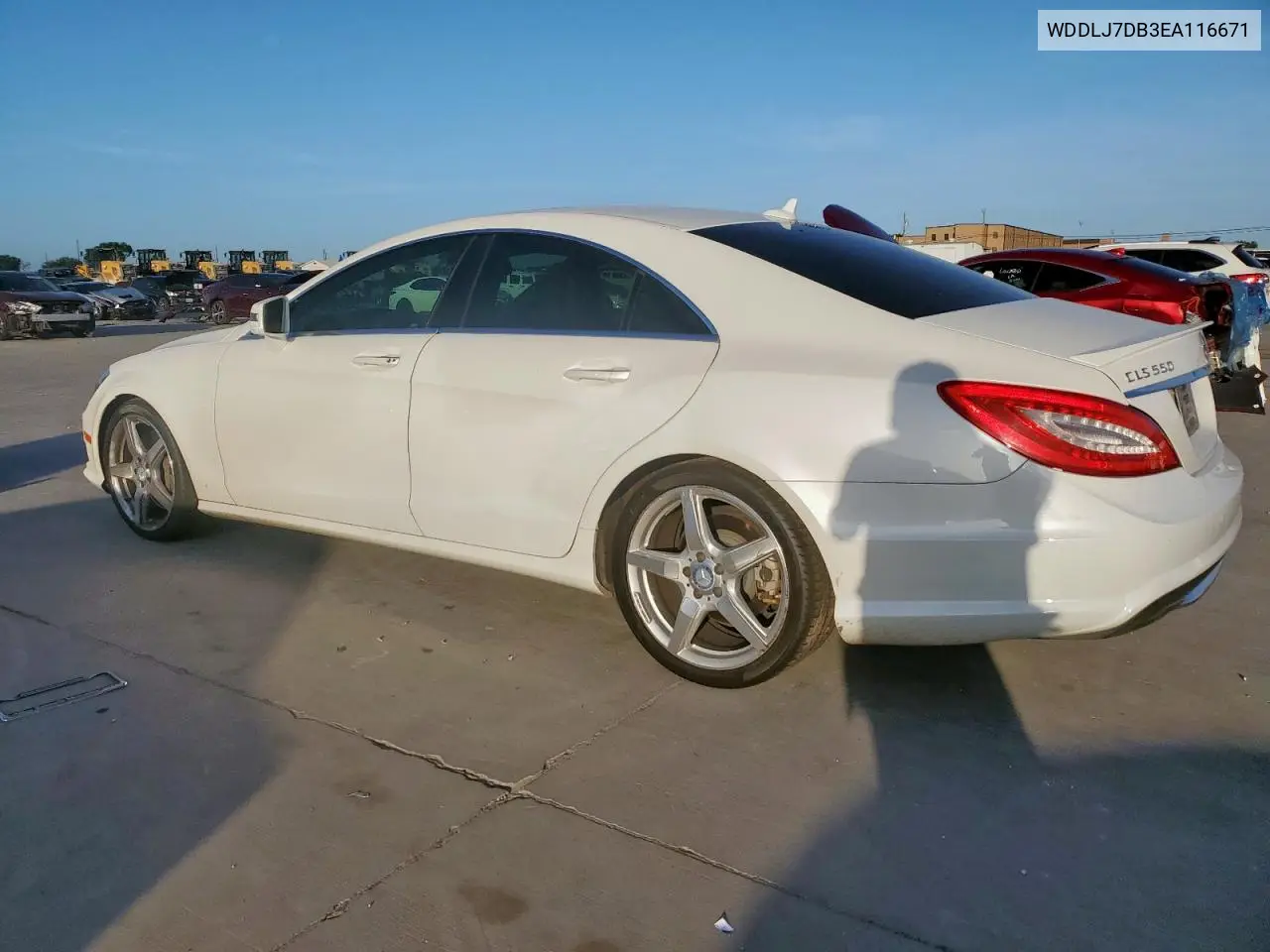 2014 Mercedes-Benz Cls 550 VIN: WDDLJ7DB3EA116671 Lot: 62872145