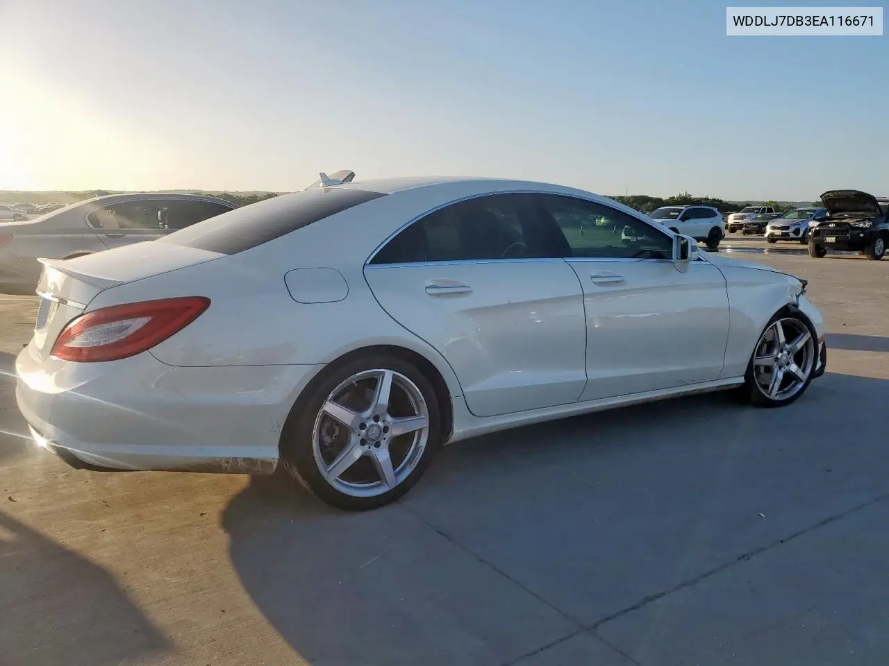 2014 Mercedes-Benz Cls 550 VIN: WDDLJ7DB3EA116671 Lot: 62872145