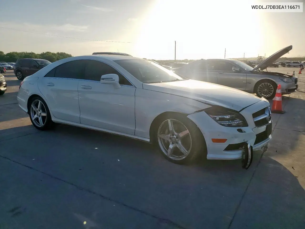 2014 Mercedes-Benz Cls 550 VIN: WDDLJ7DB3EA116671 Lot: 62872145