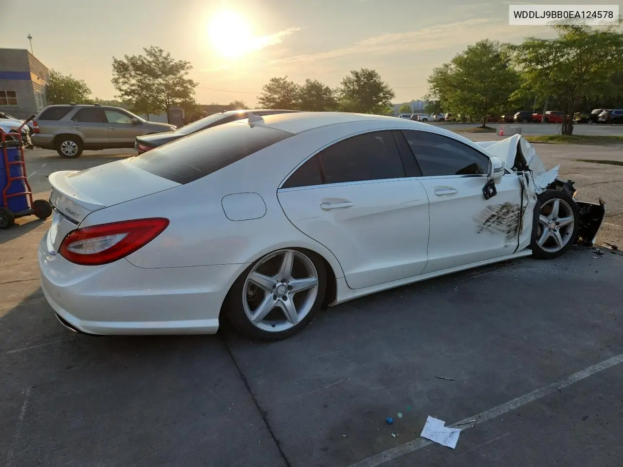 2014 Mercedes-Benz Cls 550 4Matic VIN: WDDLJ9BB0EA124578 Lot: 62936275