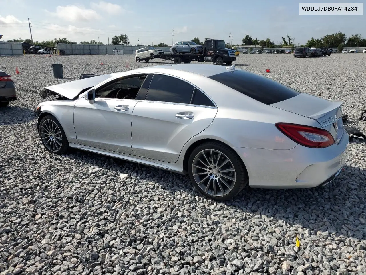 2015 Mercedes-Benz Cls 550 VIN: WDDLJ7DB0FA142341 Lot: 55387945