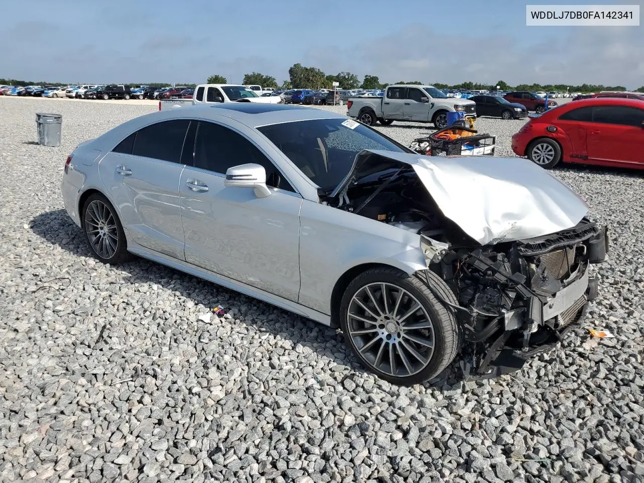 2015 Mercedes-Benz Cls 550 VIN: WDDLJ7DB0FA142341 Lot: 55387945