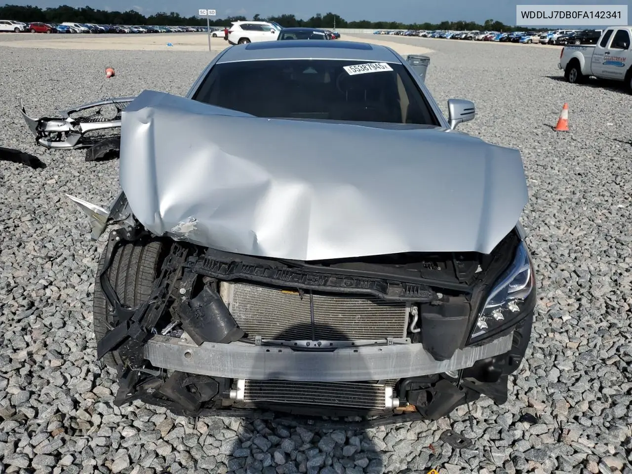 2015 Mercedes-Benz Cls 550 VIN: WDDLJ7DB0FA142341 Lot: 55387945