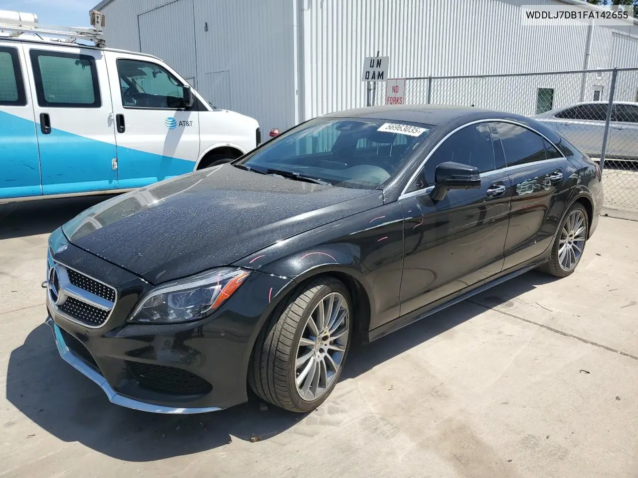 2015 Mercedes-Benz Cls 550 VIN: WDDLJ7DB1FA142655 Lot: 56963035