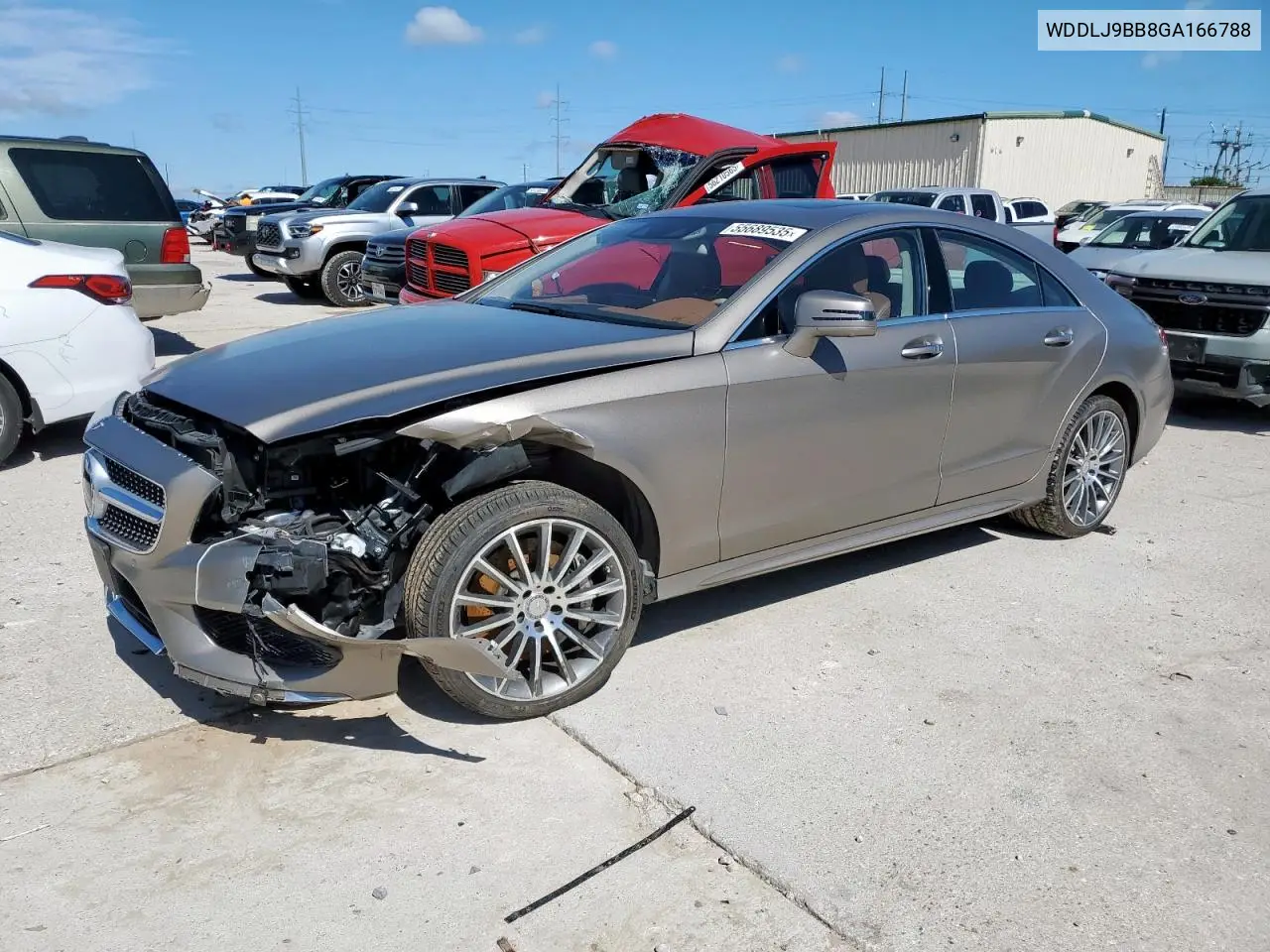 2016 Mercedes-Benz Cls 550 4Matic VIN: WDDLJ9BB8GA166788 Lot: 55689535