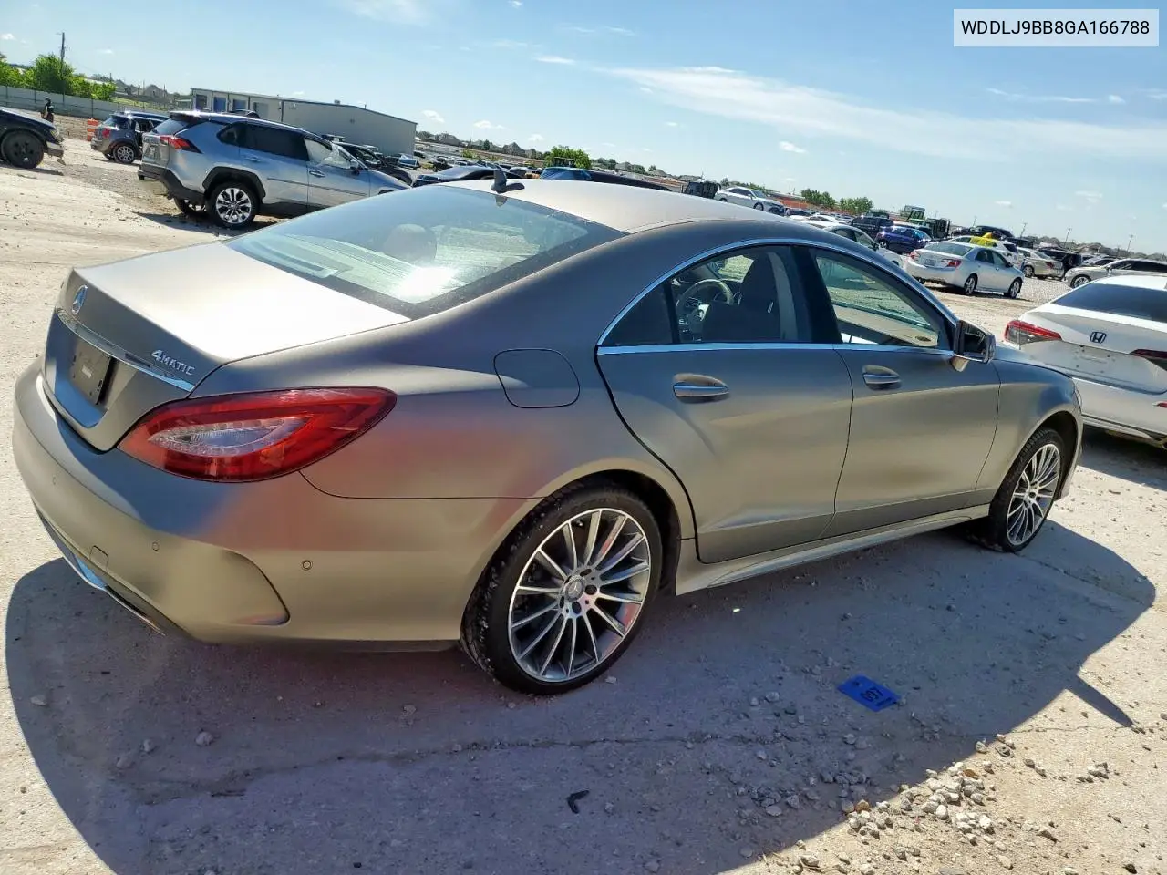 2016 Mercedes-Benz Cls 550 4Matic VIN: WDDLJ9BB8GA166788 Lot: 55689535