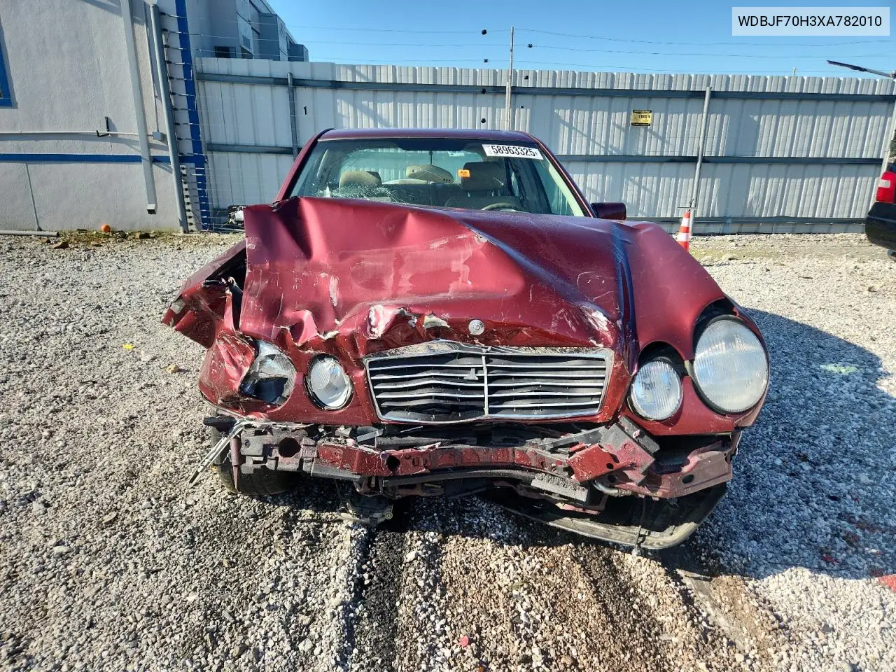 1999 Mercedes-Benz E 430 VIN: WDBJF70H3XA782010 Lot: 58963325