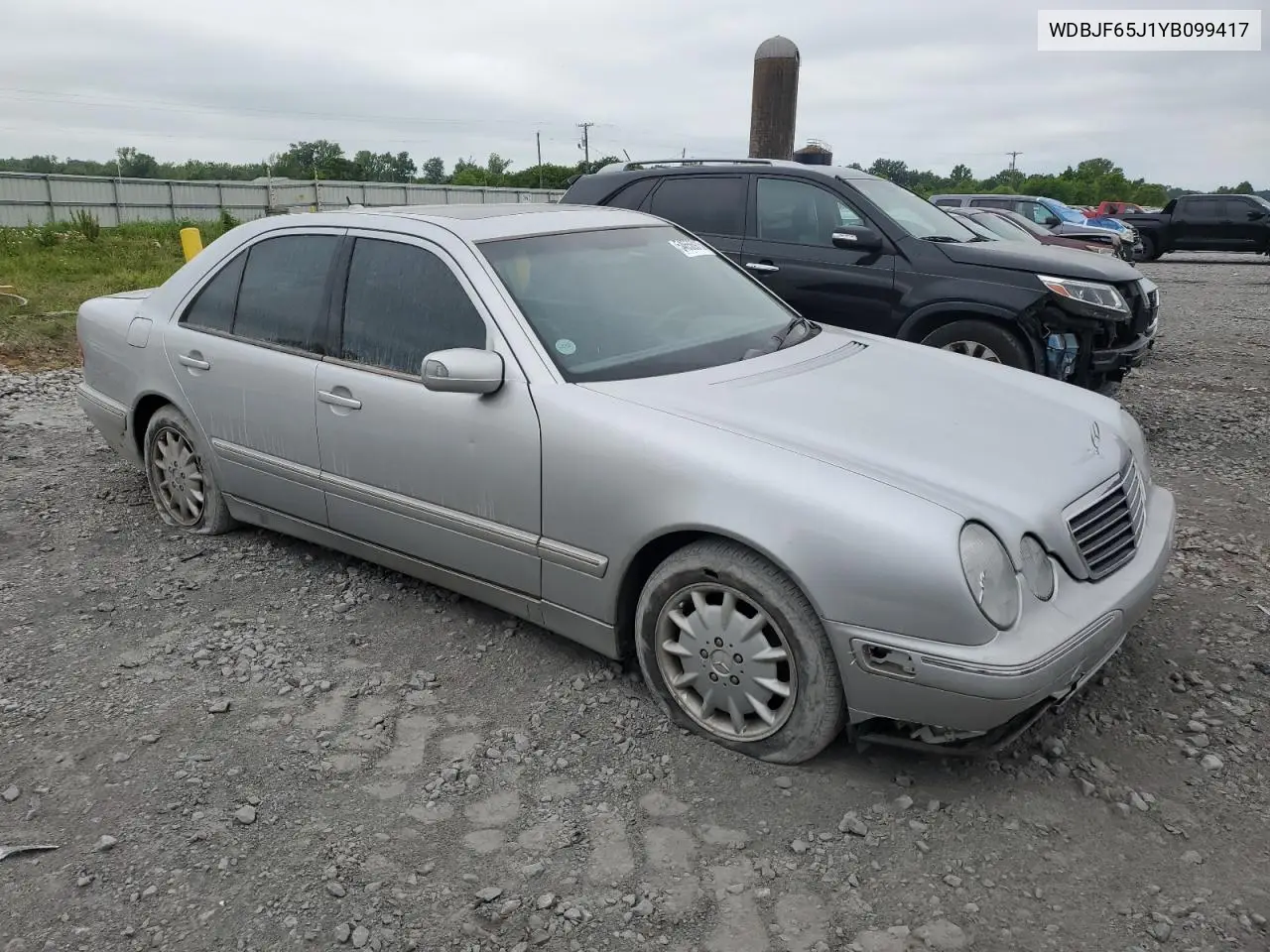 2000 Mercedes-Benz E 320 VIN: WDBJF65J1YB099417 Lot: 54656915