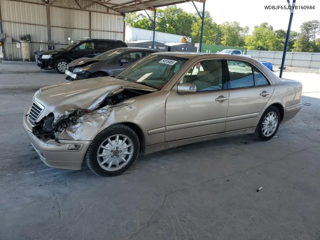 2000 Mercedes-Benz E 320 VIN: WDBJF65J2YB160984 Lot: 54816465