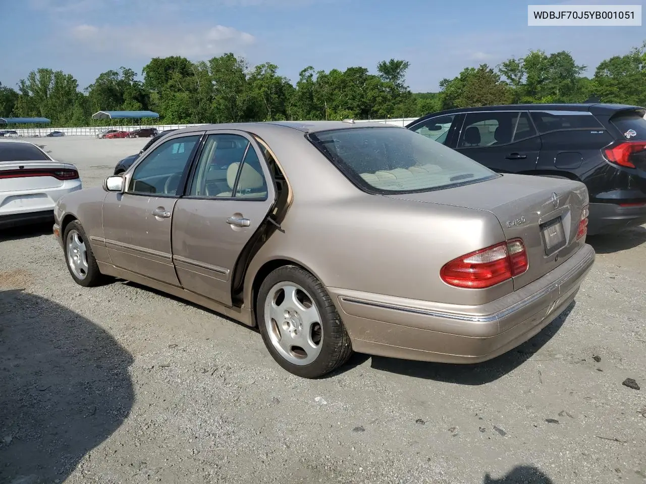 2000 Mercedes-Benz E 430 VIN: WDBJF70J5YB001051 Lot: 55320105