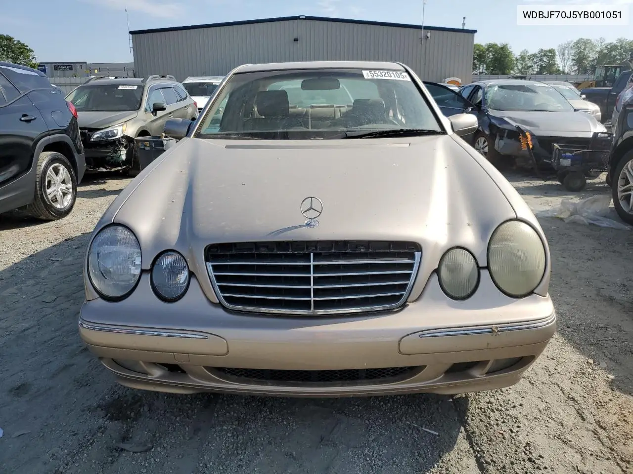 2000 Mercedes-Benz E 430 VIN: WDBJF70J5YB001051 Lot: 55320105