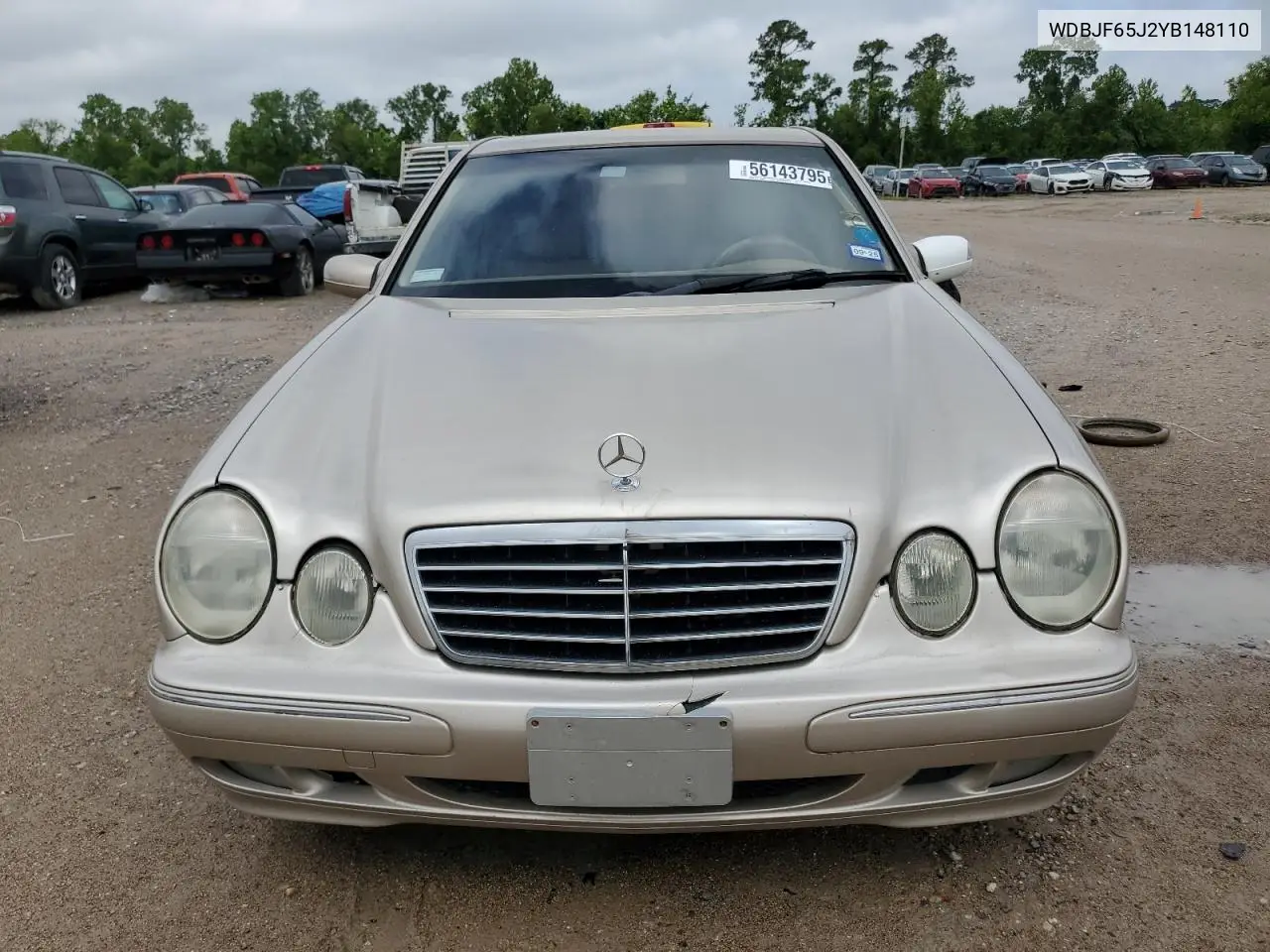 2000 Mercedes-Benz E 320 VIN: WDBJF65J2YB148110 Lot: 56143795