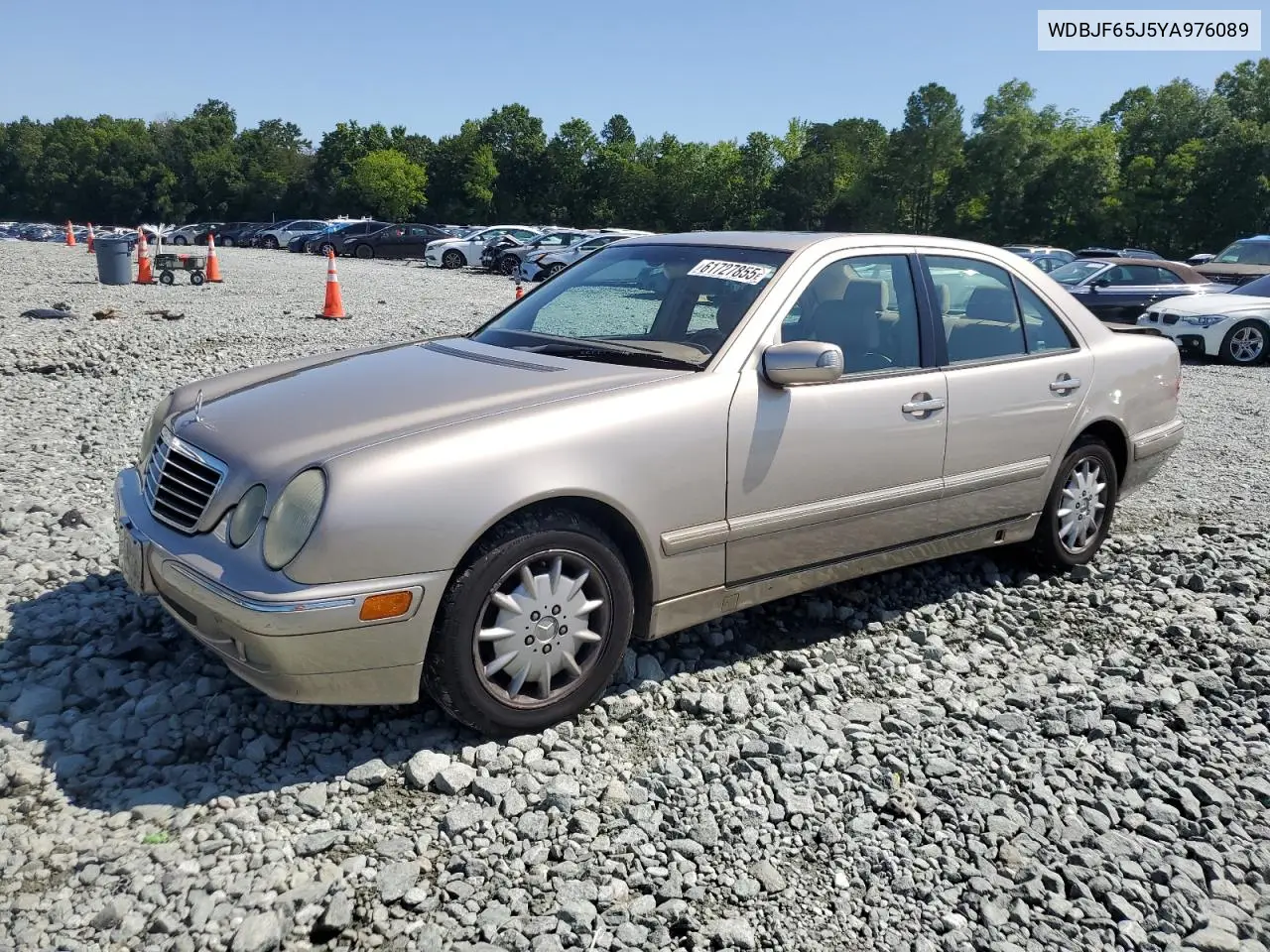 2000 Mercedes-Benz E 320 VIN: WDBJF65J5YA976089 Lot: 61727855