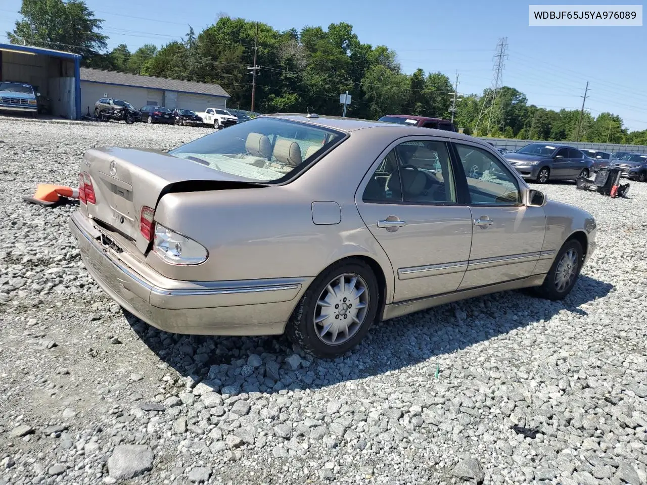 2000 Mercedes-Benz E 320 VIN: WDBJF65J5YA976089 Lot: 61727855