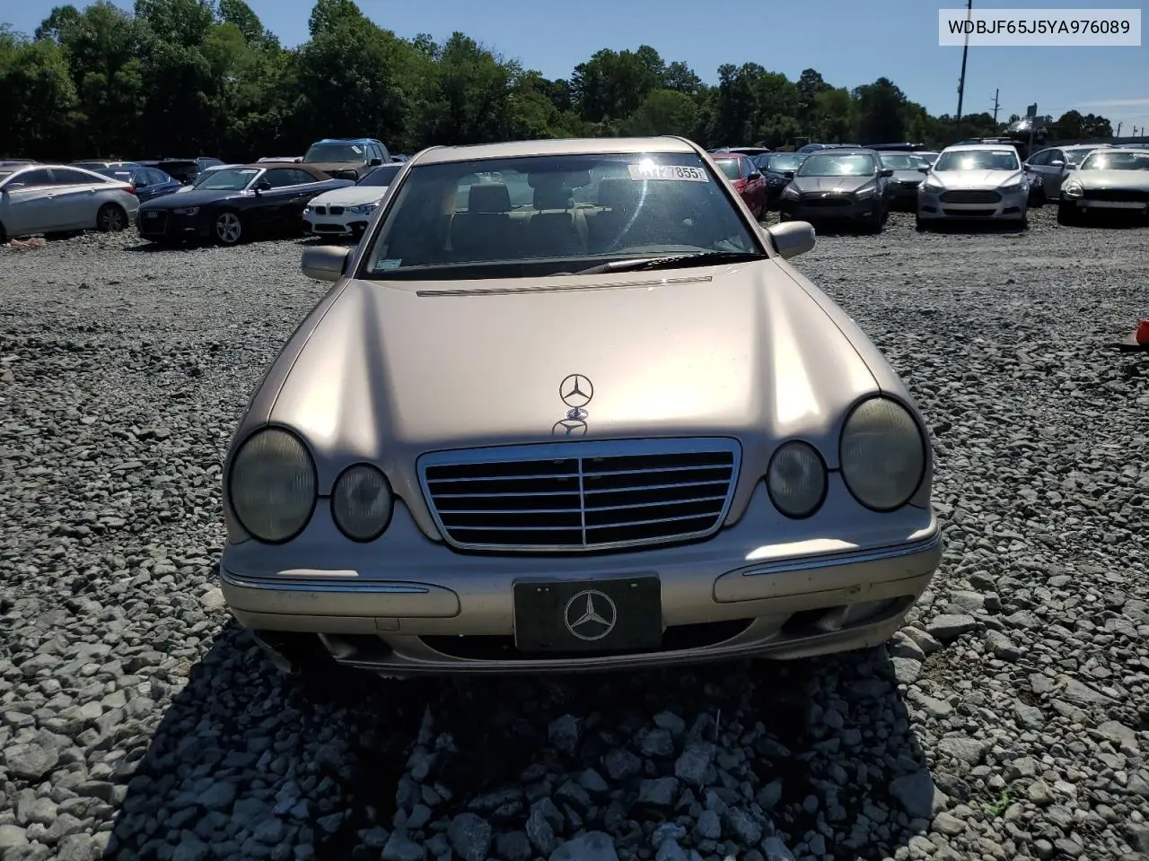 2000 Mercedes-Benz E 320 VIN: WDBJF65J5YA976089 Lot: 61727855