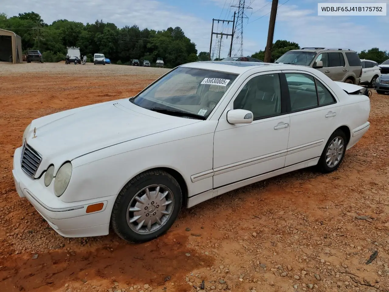 2001 Mercedes-Benz E 320 VIN: WDBJF65J41B175752 Lot: 55830805