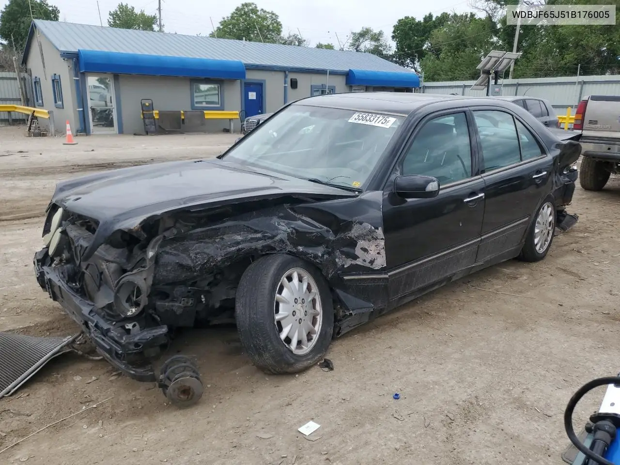 2001 Mercedes-Benz E 320 VIN: WDBJF65J51B176005 Lot: 55833175