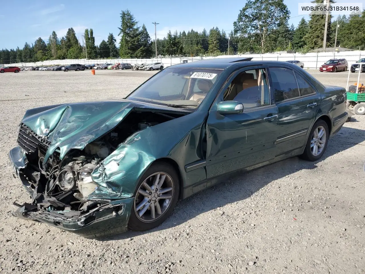 2001 Mercedes-Benz E 320 VIN: WDBJF65J31B341548 Lot: 61070775