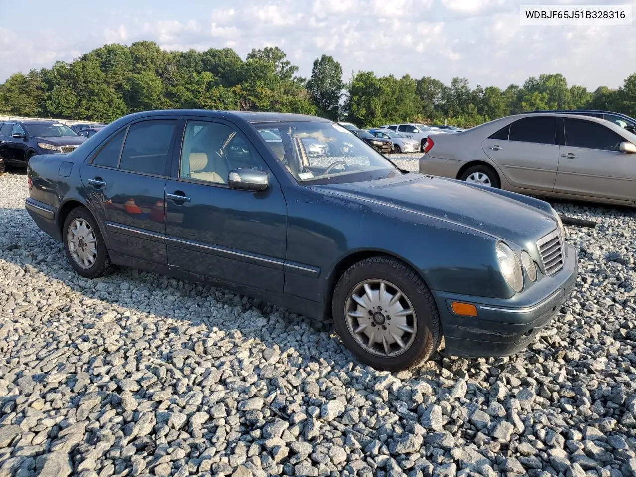 2001 Mercedes-Benz E 320 VIN: WDBJF65J51B328316 Lot: 61693435