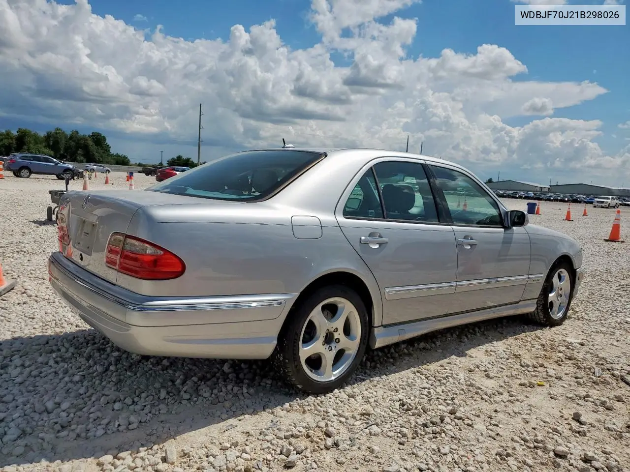 2001 Mercedes-Benz E 430 VIN: WDBJF70J21B298026 Lot: 62411025