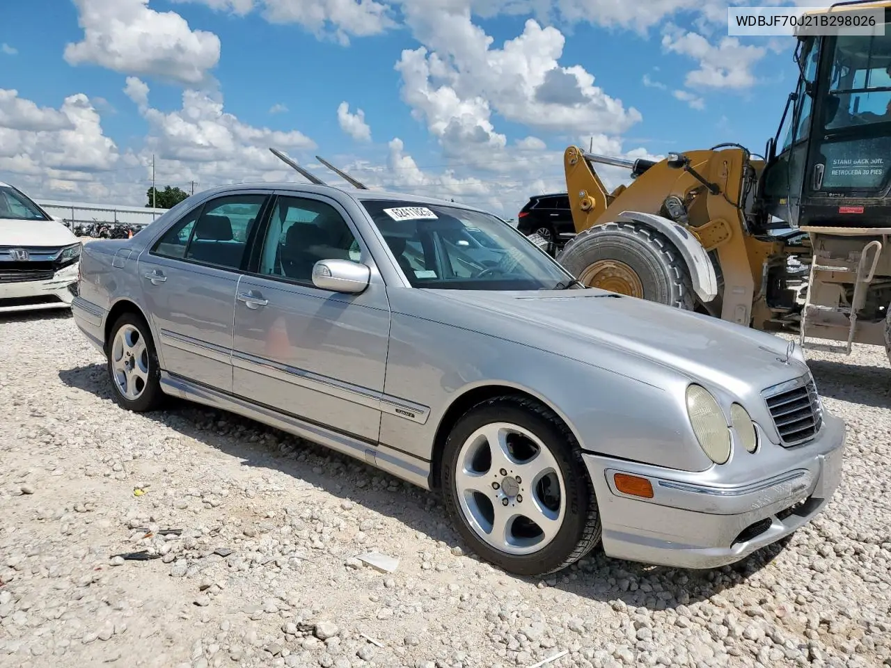 2001 Mercedes-Benz E 430 VIN: WDBJF70J21B298026 Lot: 62411025