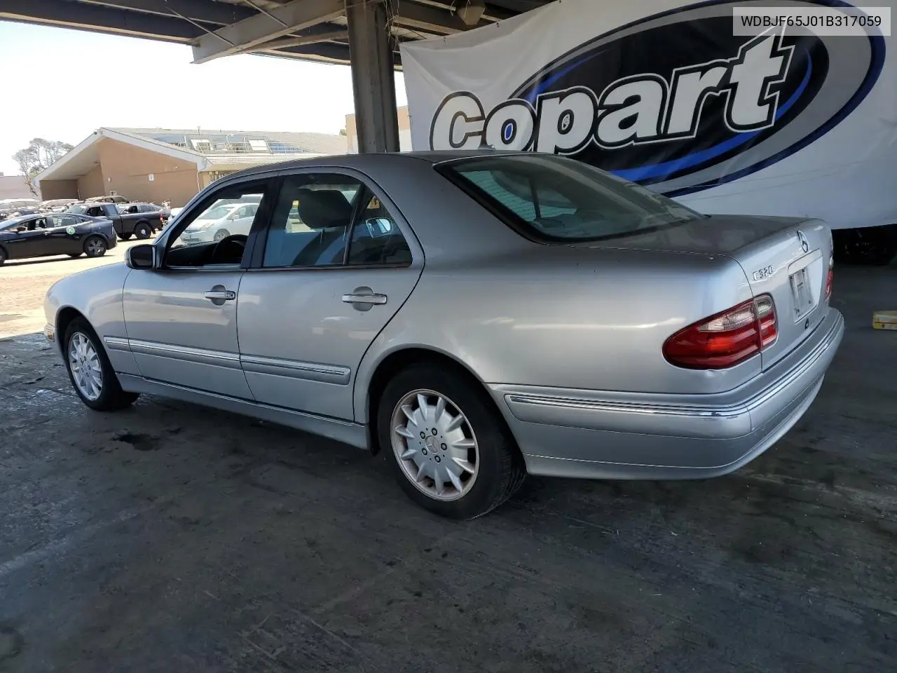 2001 Mercedes-Benz E 320 VIN: WDBJF65J01B317059 Lot: 62968135