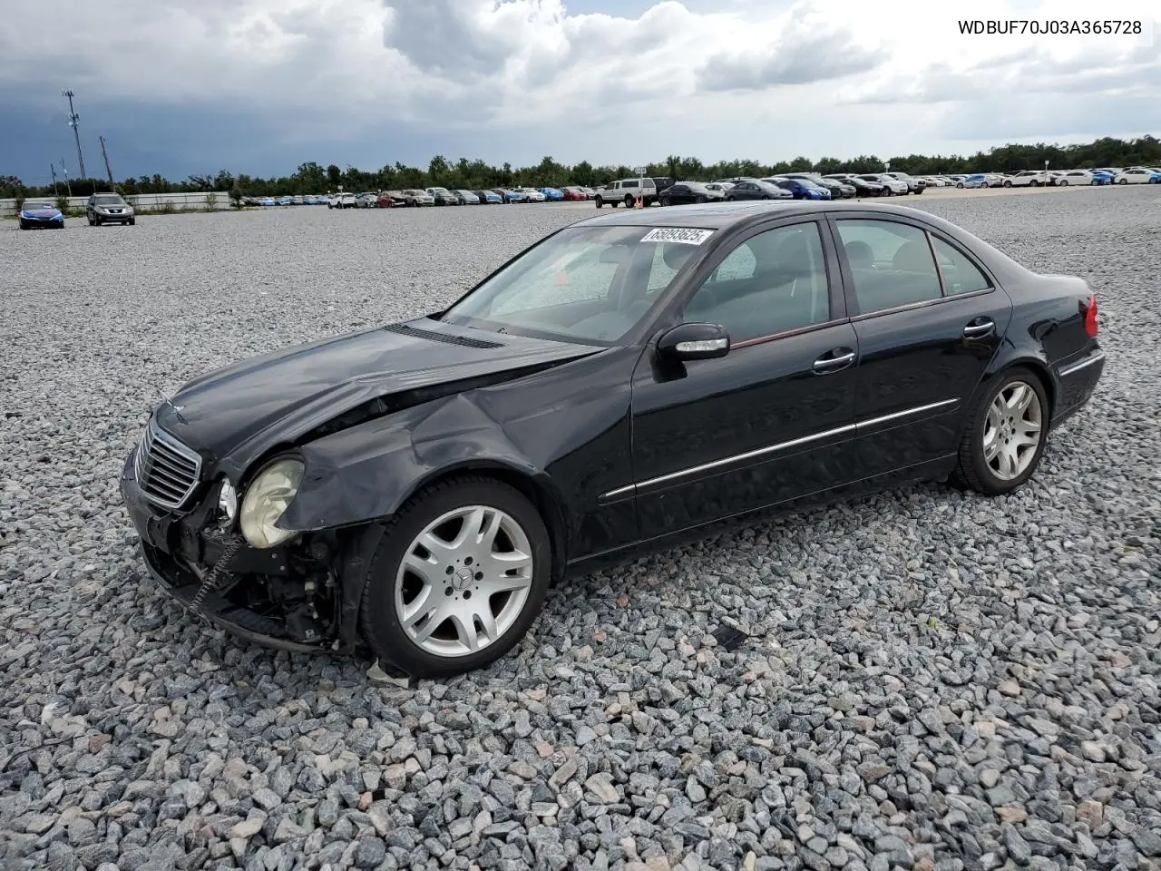2003 Mercedes-Benz E 500 VIN: WDBUF70J03A365728 Lot: 65093625
