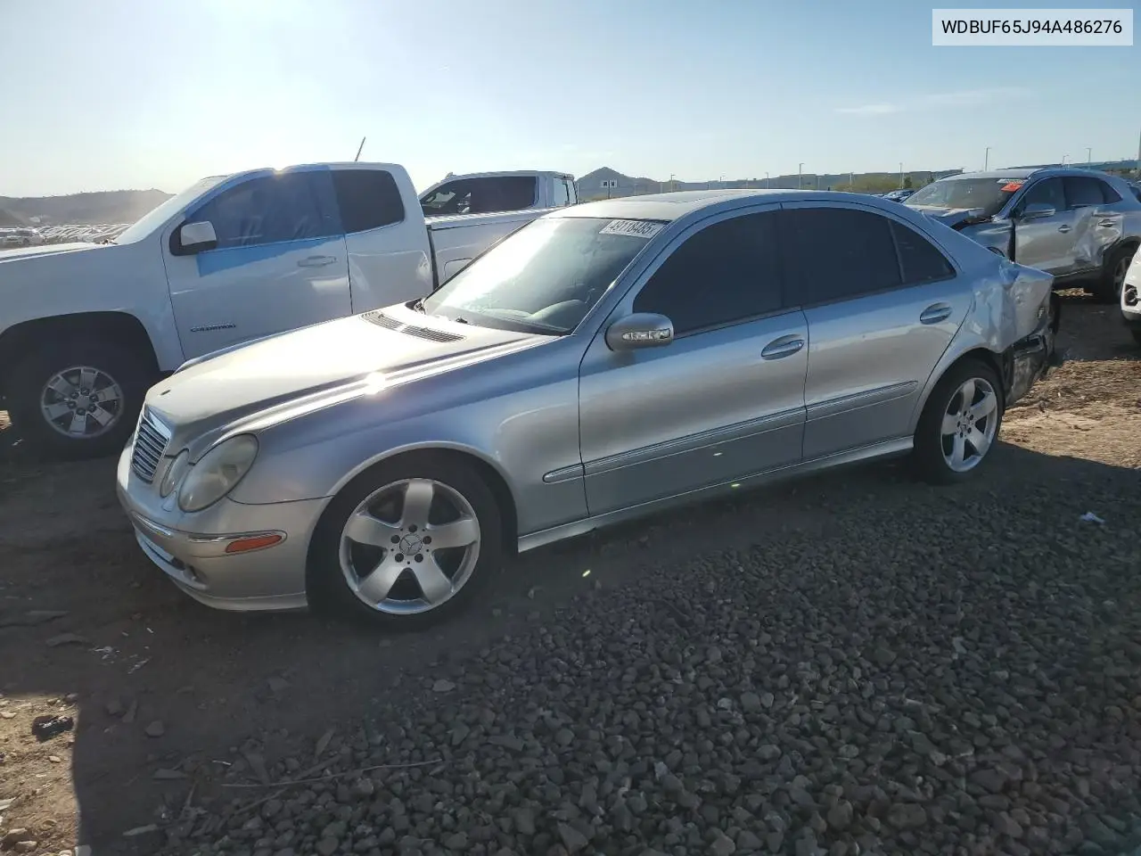 2004 Mercedes-Benz E 320 VIN: WDBUF65J94A486276 Lot: 49118485