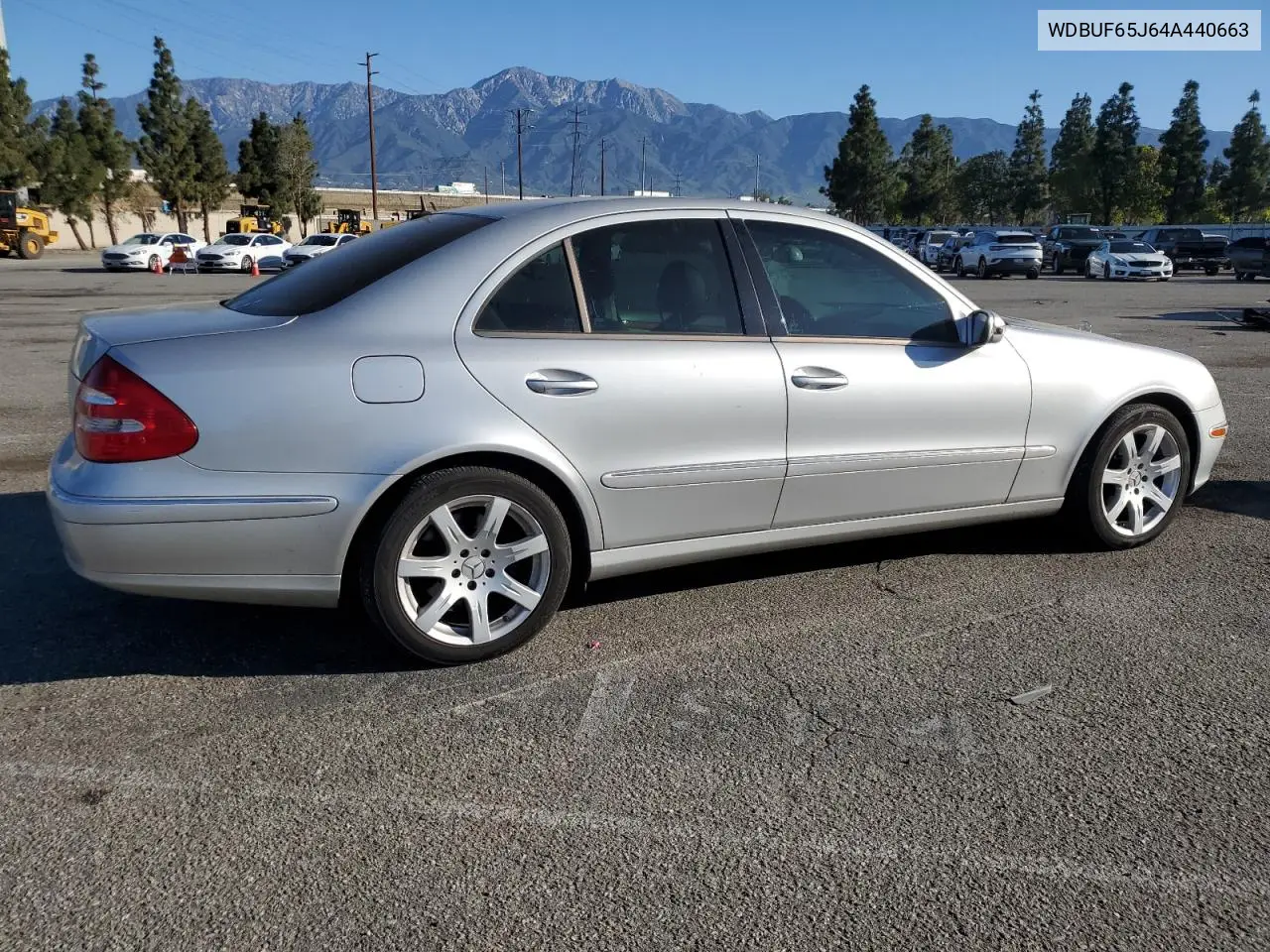 2004 Mercedes-Benz E 320 VIN: WDBUF65J64A440663 Lot: 56532935