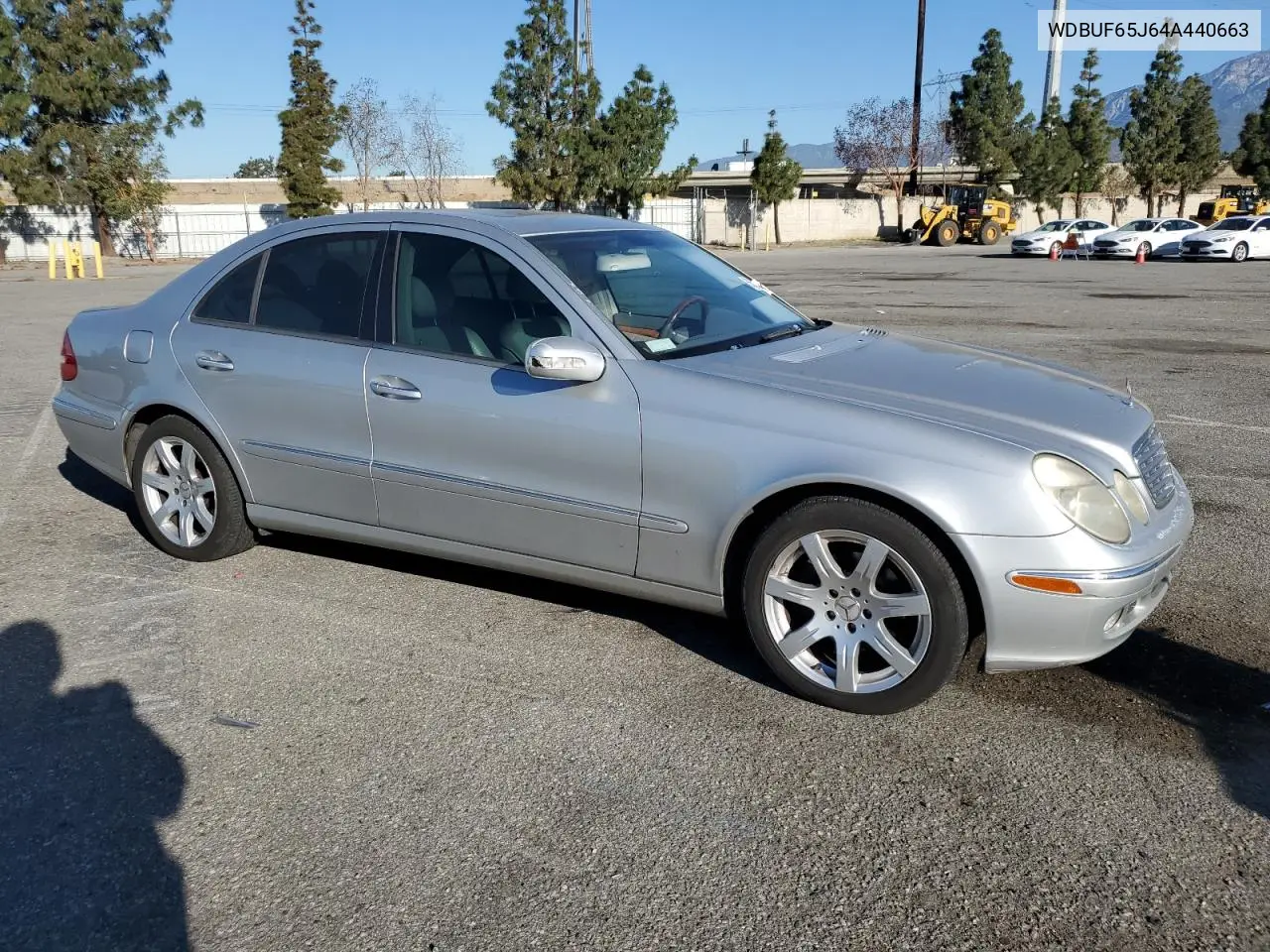 2004 Mercedes-Benz E 320 VIN: WDBUF65J64A440663 Lot: 56532935
