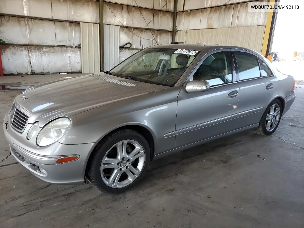 2004 Mercedes-Benz E 500 VIN: WDBUF70J34A492118 Lot: 56746975