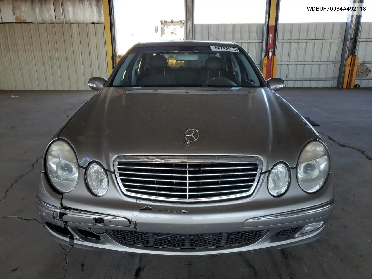 2004 Mercedes-Benz E 500 VIN: WDBUF70J34A492118 Lot: 56746975