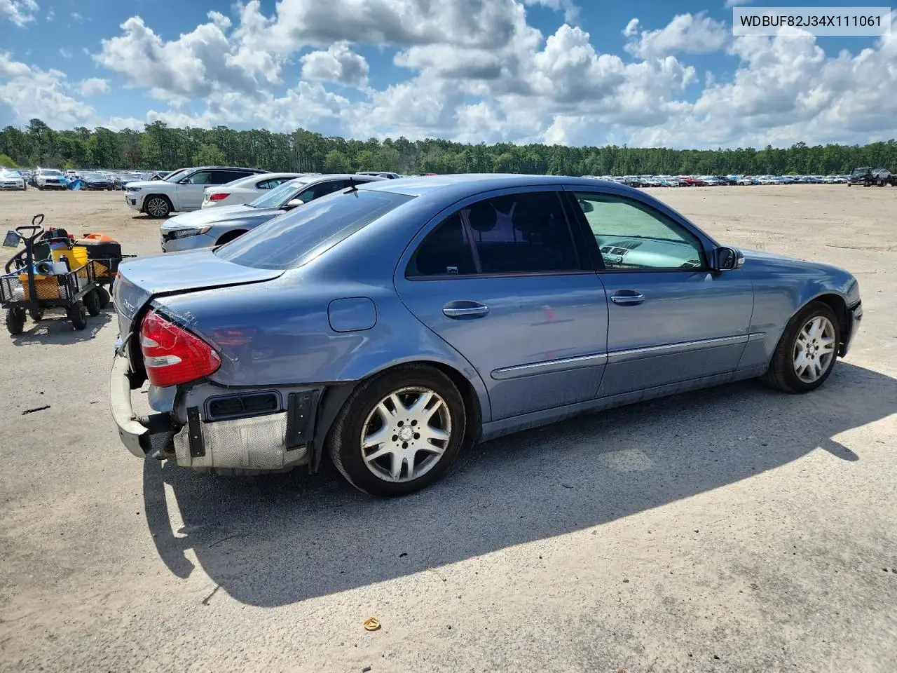 2004 Mercedes-Benz E 320 4Matic VIN: WDBUF82J34X111061 Lot: 58817535
