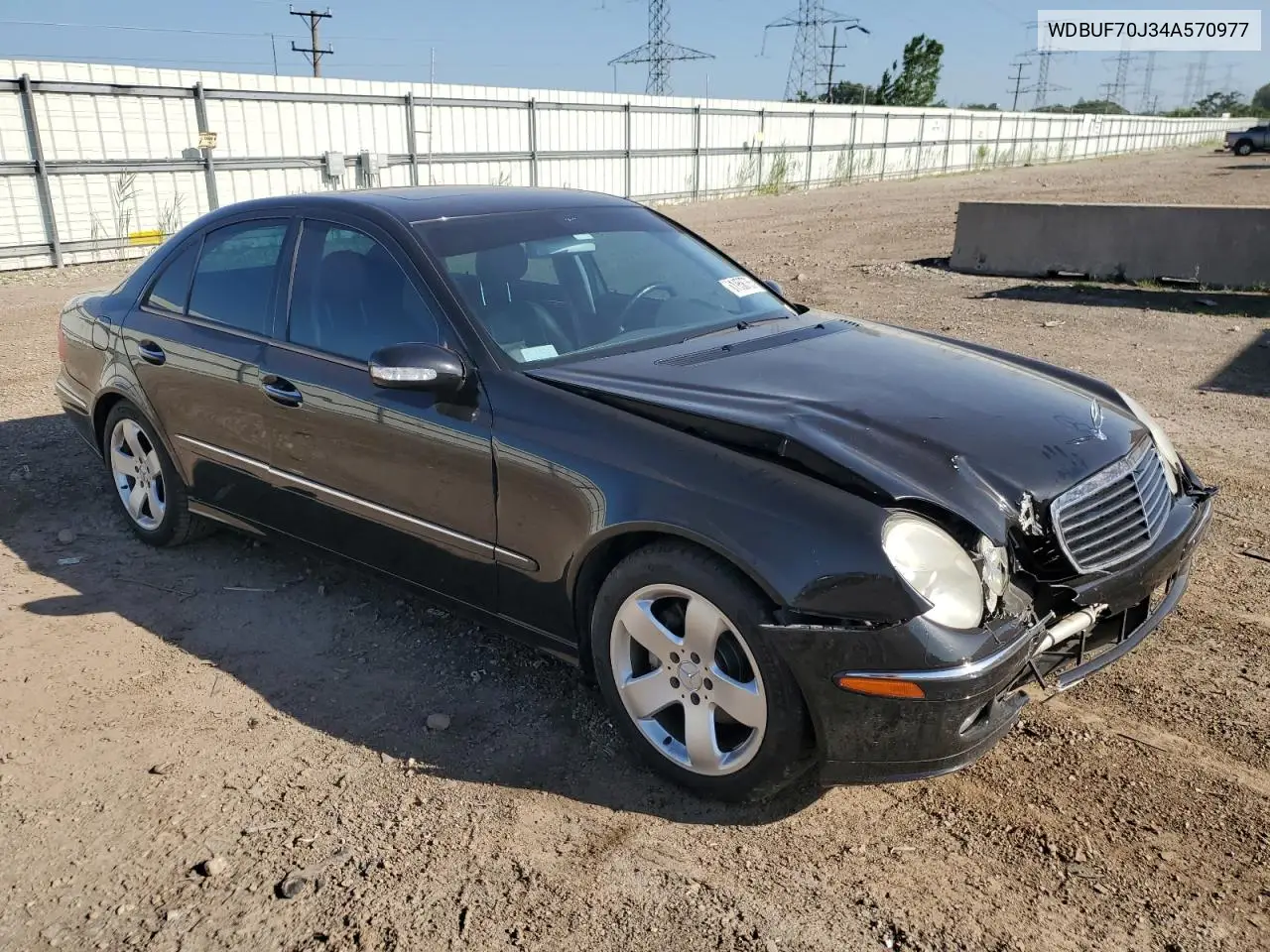2004 Mercedes-Benz E 500 VIN: WDBUF70J34A570977 Lot: 61958785