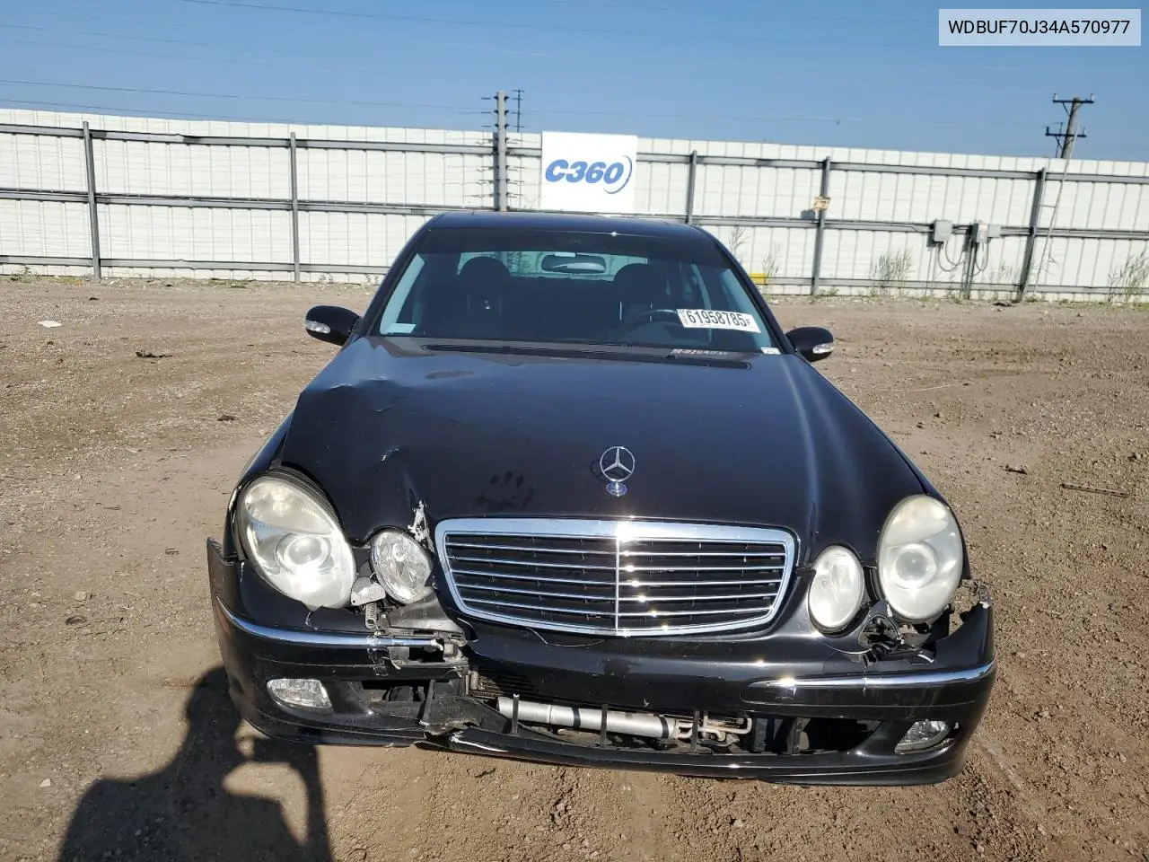 2004 Mercedes-Benz E 500 VIN: WDBUF70J34A570977 Lot: 61958785