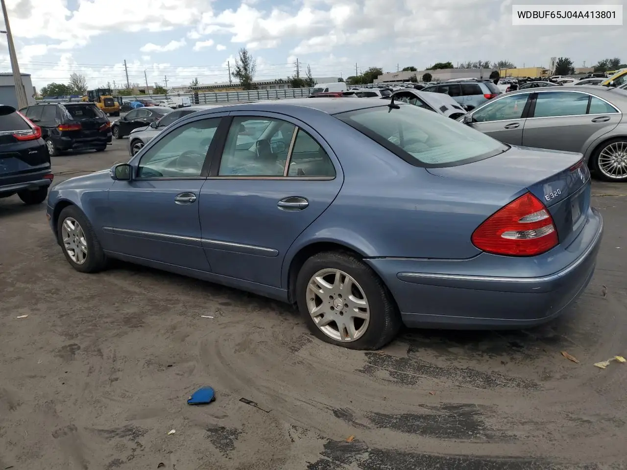 2004 Mercedes-Benz E 320 VIN: WDBUF65J04A413801 Lot: 62086325
