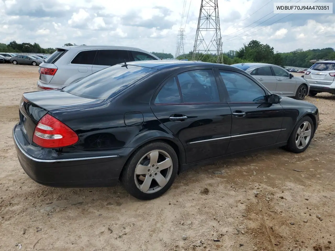 2004 Mercedes-Benz E 500 VIN: WDBUF70J94A470351 Lot: 62806805