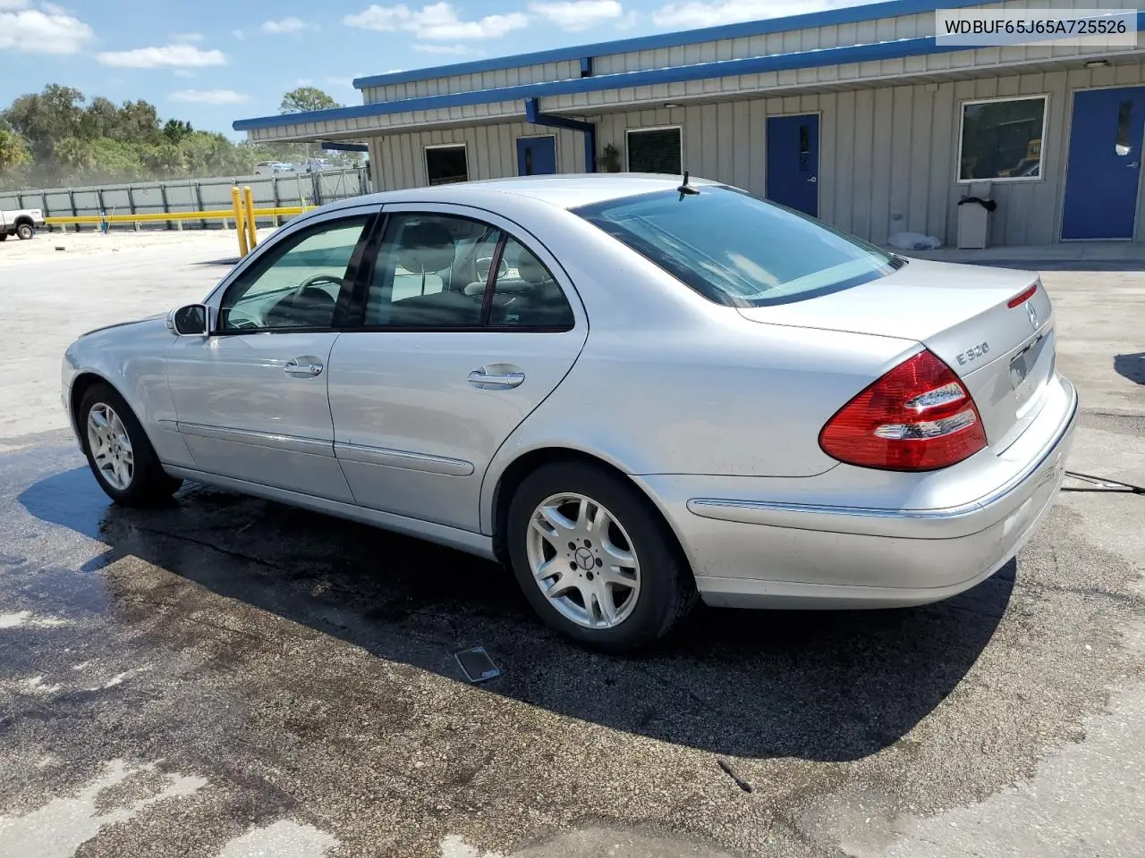 2005 Mercedes-Benz E 320 VIN: WDBUF65J65A725526 Lot: 53283235