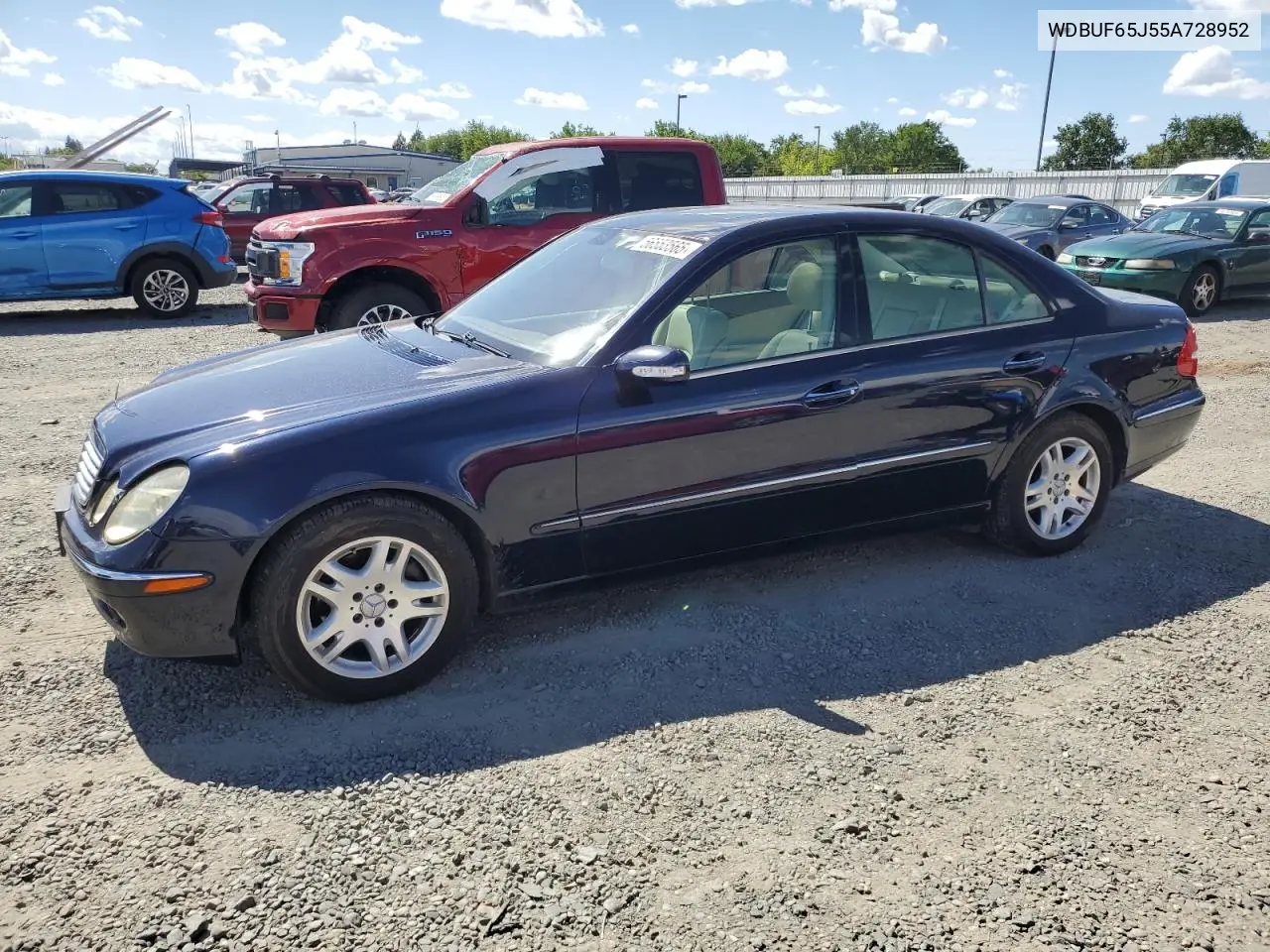 2005 Mercedes-Benz E 320 VIN: WDBUF65J55A728952 Lot: 56553565