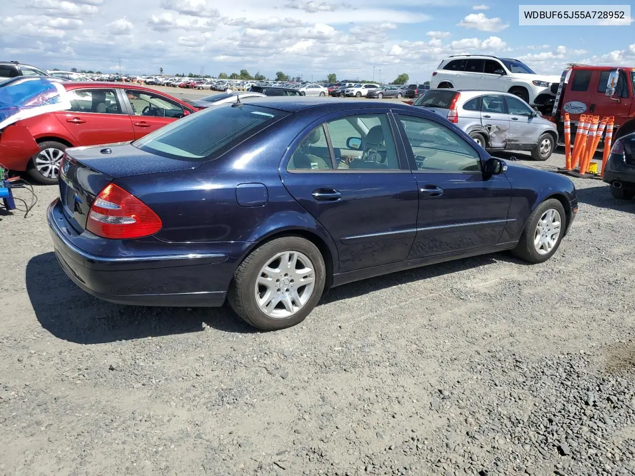 2005 Mercedes-Benz E 320 VIN: WDBUF65J55A728952 Lot: 56553565