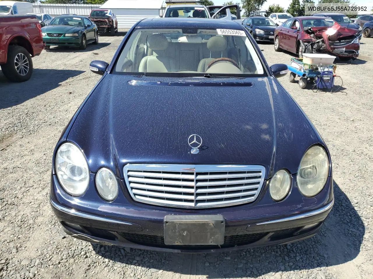 2005 Mercedes-Benz E 320 VIN: WDBUF65J55A728952 Lot: 56553565