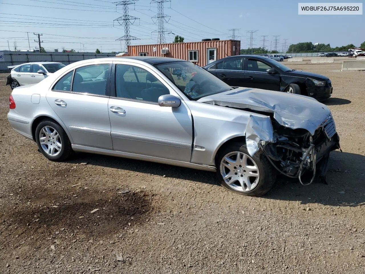 2005 Mercedes-Benz E 320 Cdi VIN: WDBUF26J75A695220 Lot: 64761595