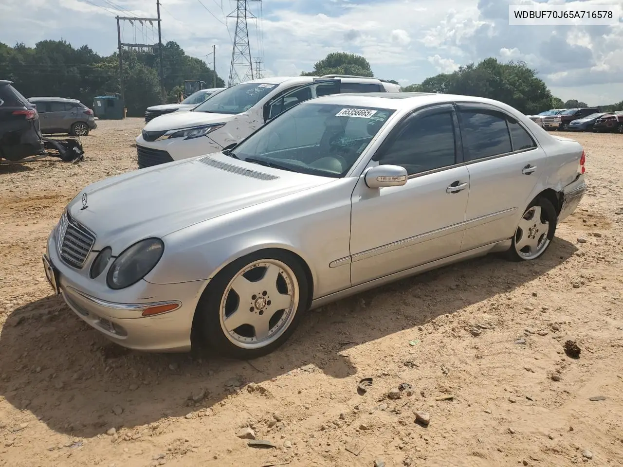 2005 Mercedes-Benz E 500 VIN: WDBUF70J65A716578 Lot: 65356665