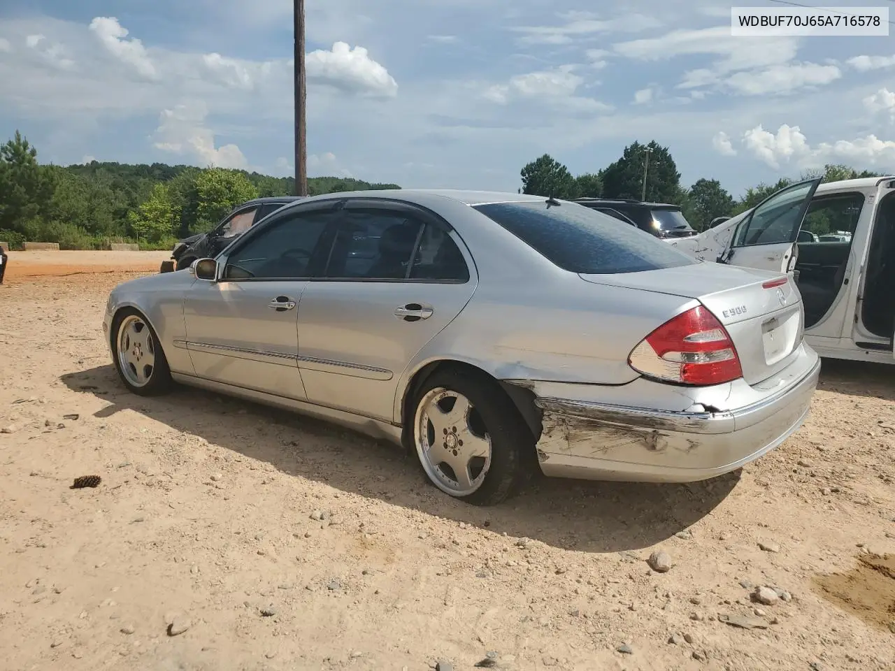 2005 Mercedes-Benz E 500 VIN: WDBUF70J65A716578 Lot: 65356665