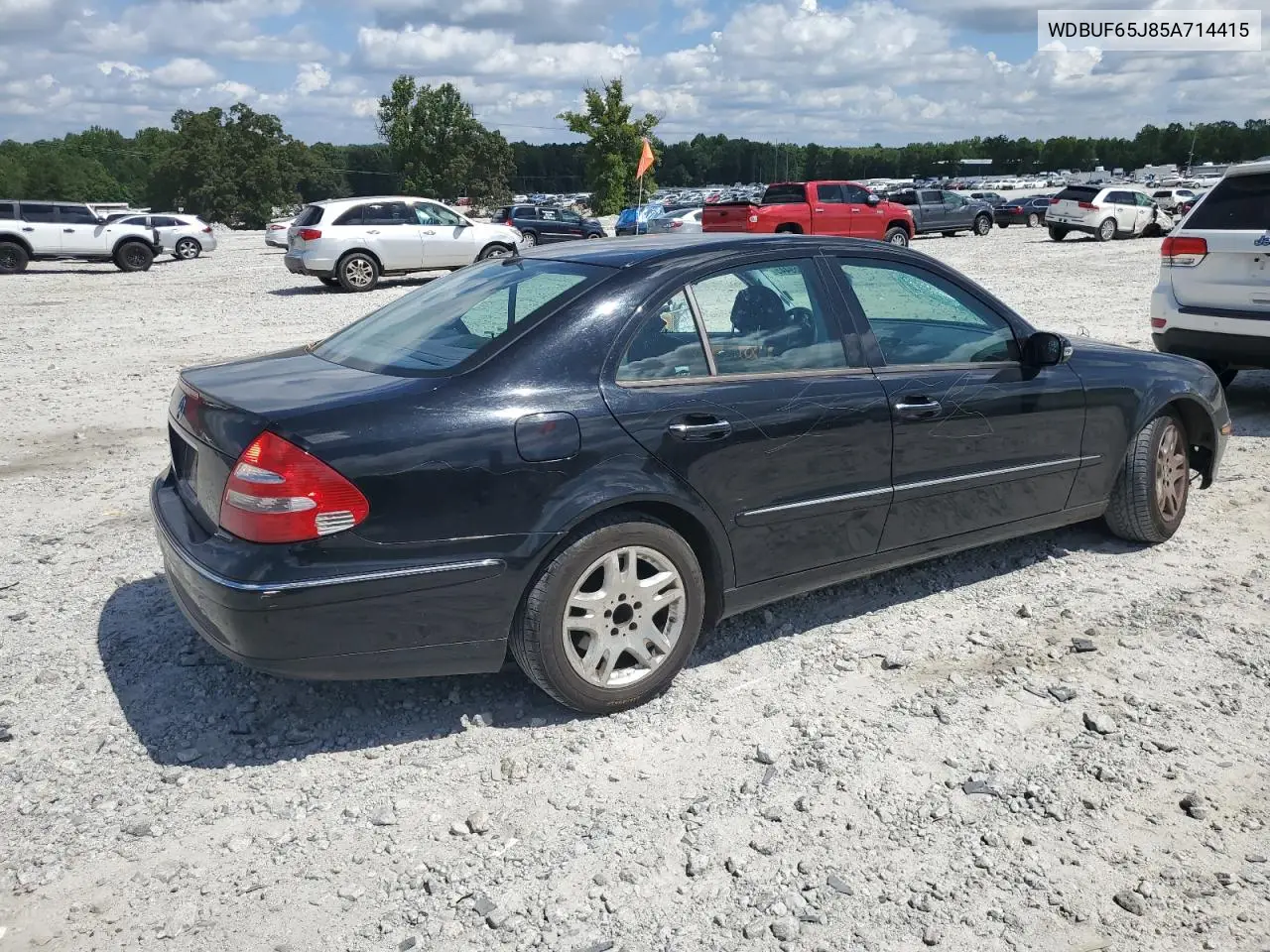 2005 Mercedes-Benz E 320 VIN: WDBUF65J85A714415 Lot: 65569445