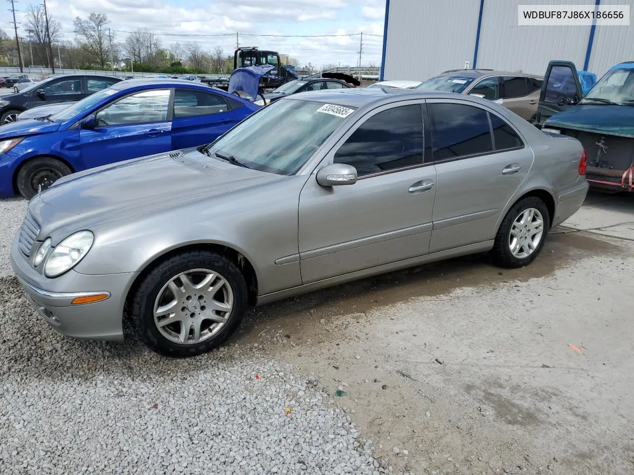 2006 Mercedes-Benz E 350 4Matic VIN: WDBUF87J86X186656 Lot: 53045685