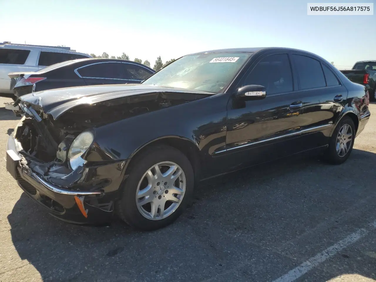 2006 Mercedes-Benz E 350 VIN: WDBUF56J56A817575 Lot: 56401845